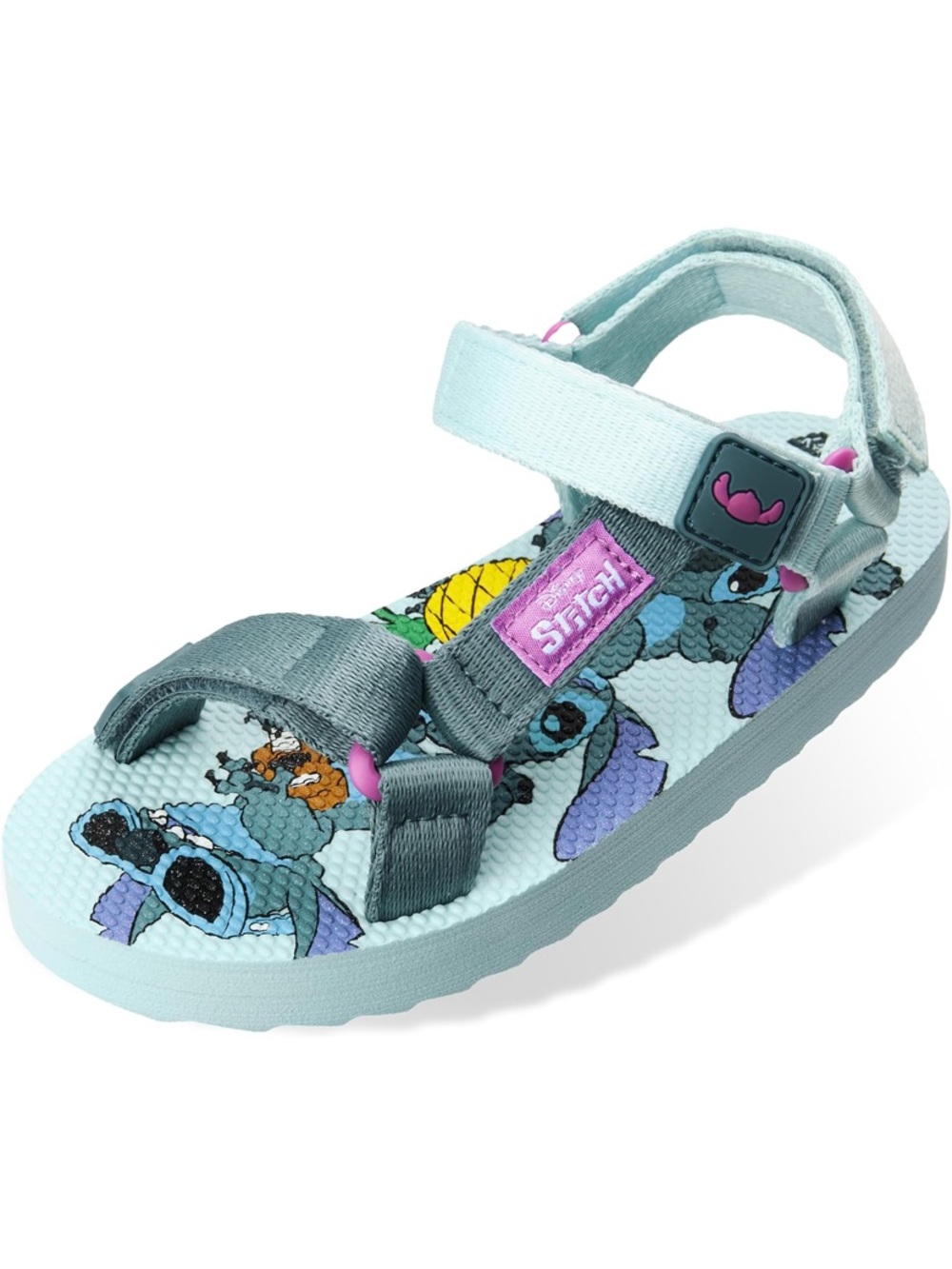 Disney Lilo & Stitch Light Blue Kids Sandal summer slippers size girl 2:5y